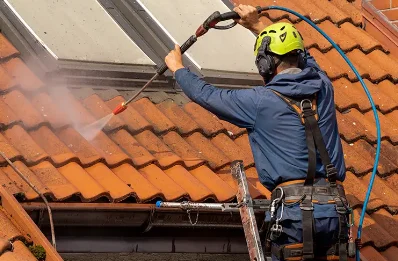 Démoussage et hydrofuge de toiture à Roppe